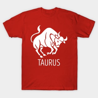 Astrological Zodiac Tee Shirts - Taurus the Bull T-Shirt